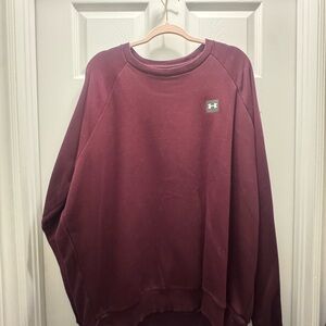 Under Armour Men's Maroon Crewneck Sweater